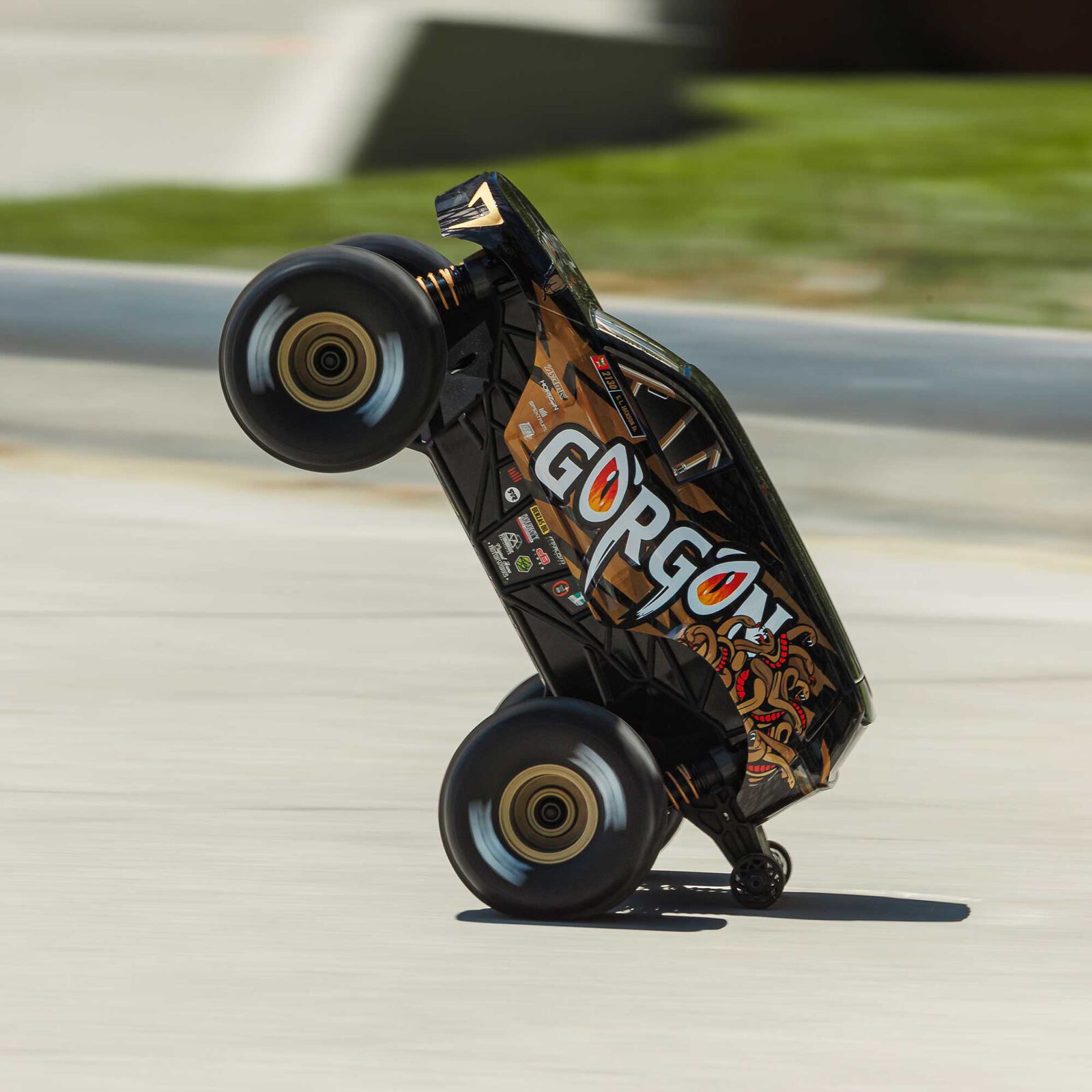 ARRMA 1/16 GORGON GROM 4X4 RTR Brushed Monster Truck Bronce (Battery & Charger Included) - Abbildung 10