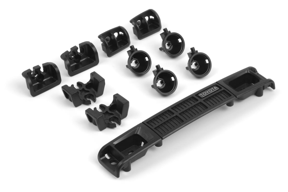 HPI Toyota Hilux SR5 Grill und Licht Set (Black) 160848