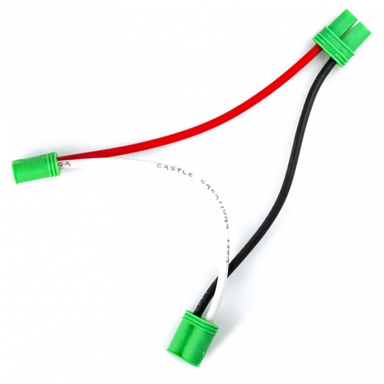 Castle Y-Kabel Seriell 4mm mit Gehäuse 011-0086-00