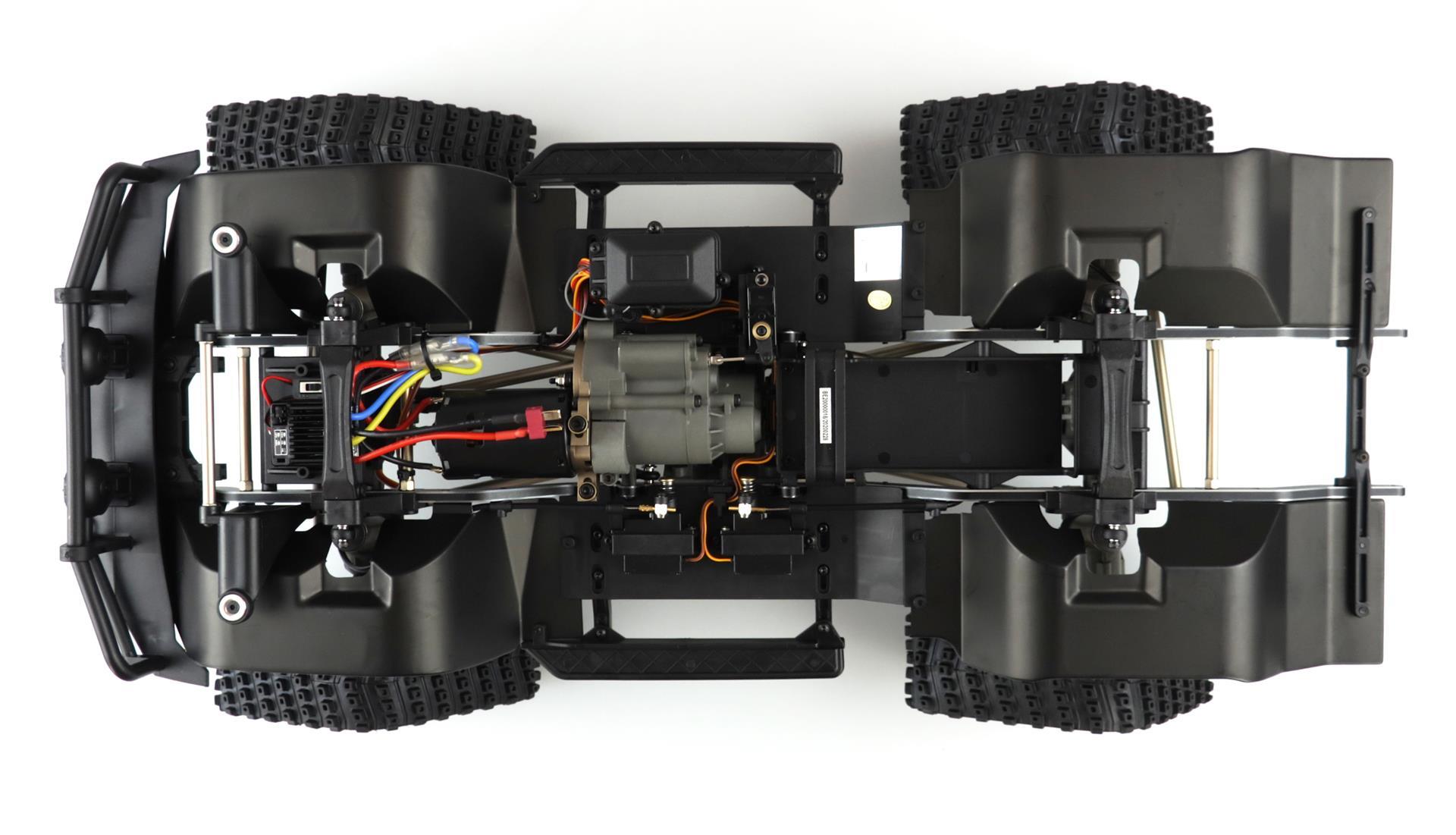 Amewi AMXRock RCX8PT Scale Crawler Pick-Up 1:8, RTR grün 22473