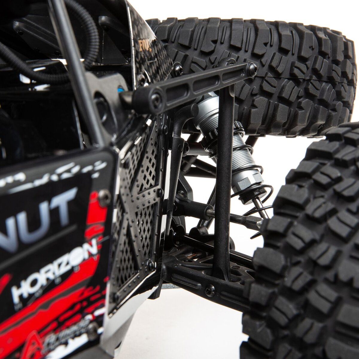 Losi Lasernut U4 1/10 4WD Rock Racer RTR Schwarz LOS03028T2