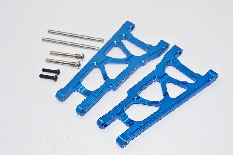 GPM Alu Querlenker unten v/h eloxiert blau Traxxas Slash, Stampede, Rustler, Hoss, XO-01 4x4