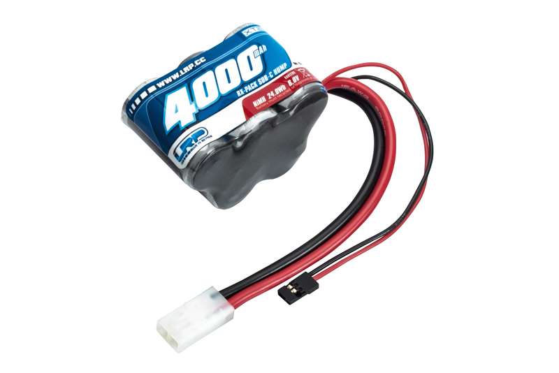 LRP XTEC 1/5 RX-Pack Hump SubC NiMH Tamiya / JR 6.0V 4000mAh