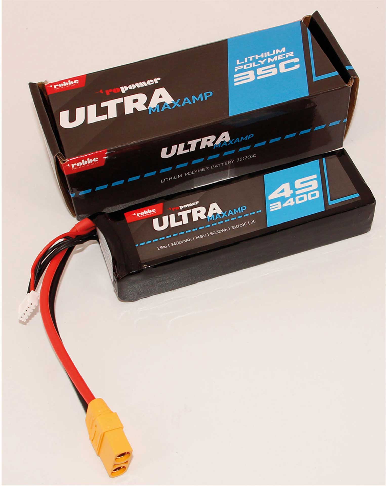 Robbe RO-POWER ULTRA MAXAMP 3400MAH 14,8 VOLT 4S 35(70)C LIPO AKKU 7367