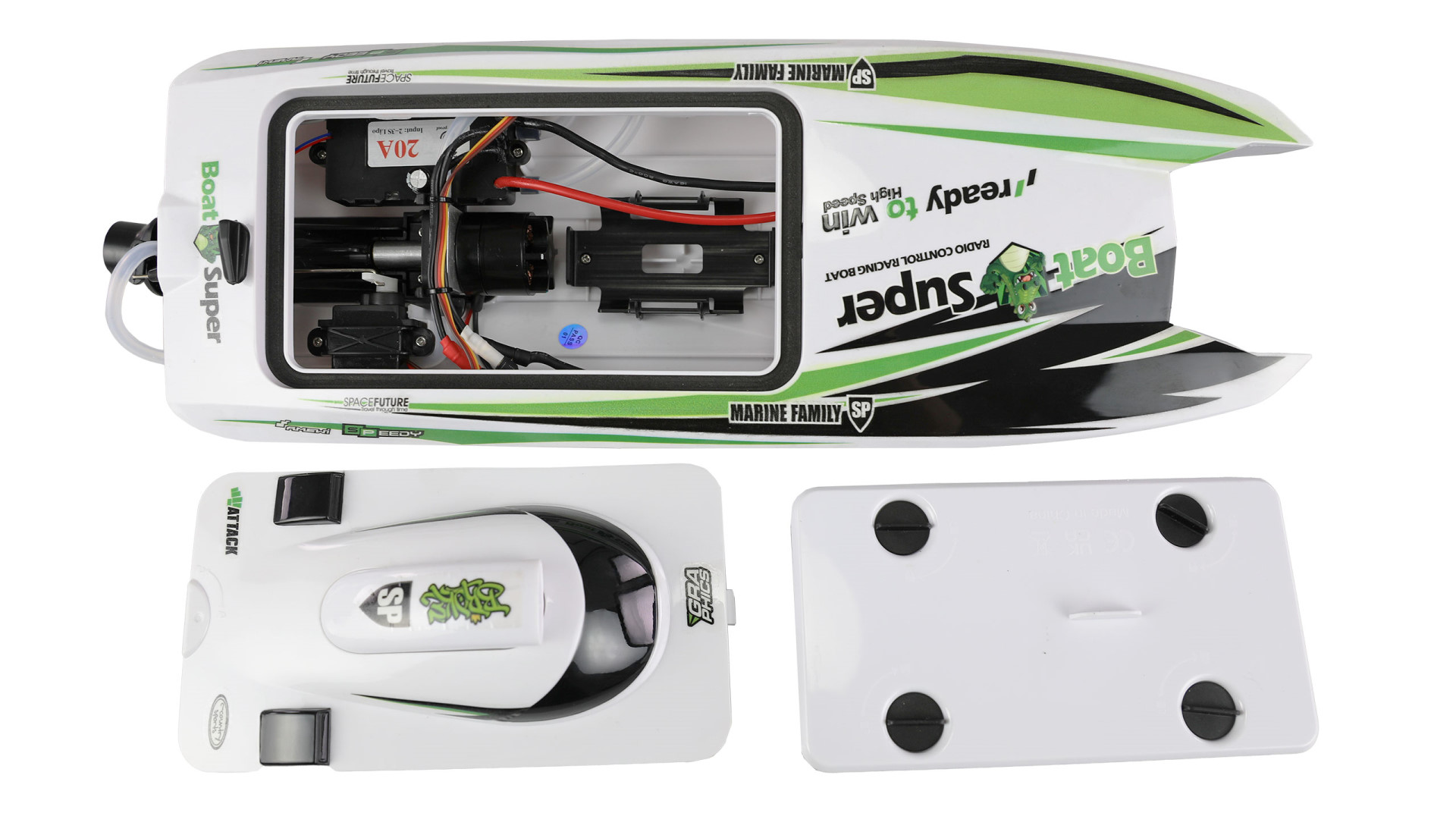 Amewi Green Arrow Katamaran brushless Jetantrieb 400mm RTR 26113 - Abbildung 5