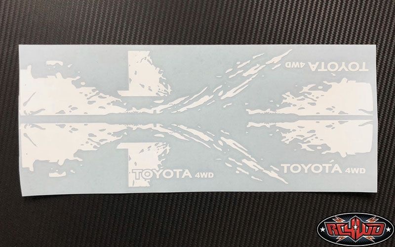 RC4WD Dirty Stripes for Mojave II 2/4 Door Decal Sheet White Z-B0203