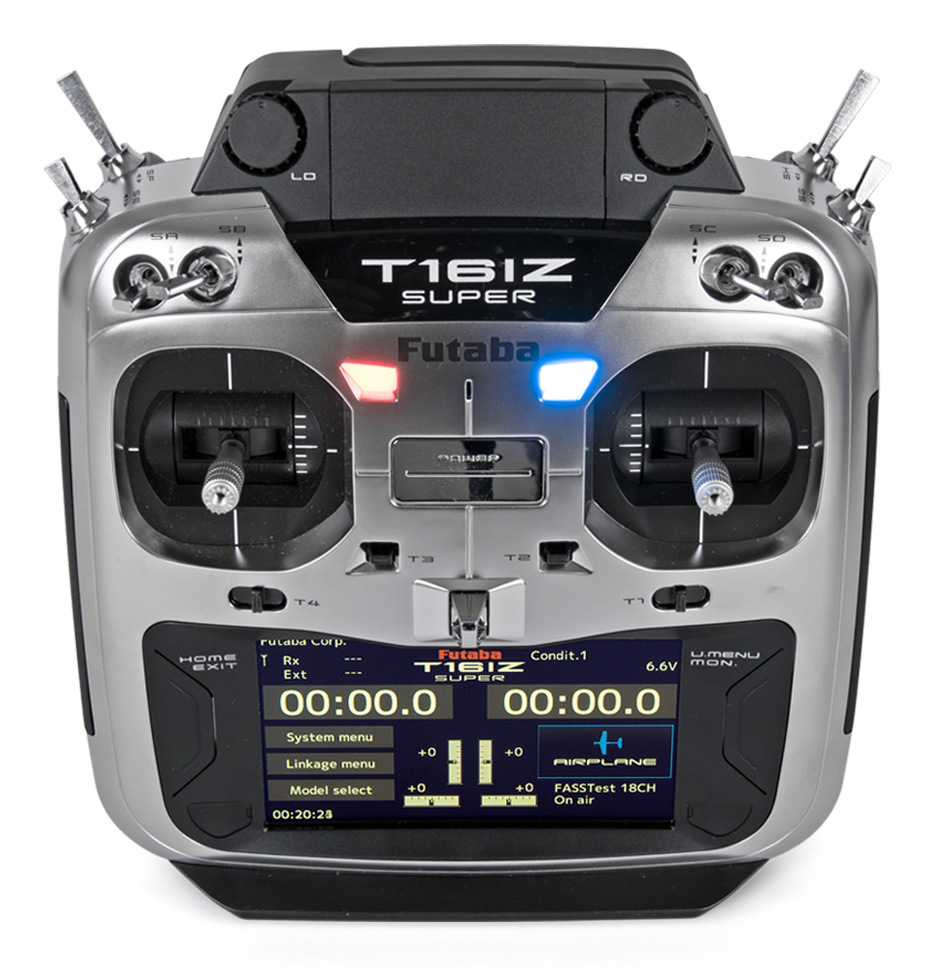 Futaba T16IZ-SUPER Sender Mode-2 FASSTest, T-FHSS, S-FHSS (o. Empfänger) 05003194-3