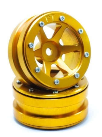 Metsafil Beadlock Wheels PT- Slingshot Gold/Gold 1.9 (2 St.) MT0030GOGO