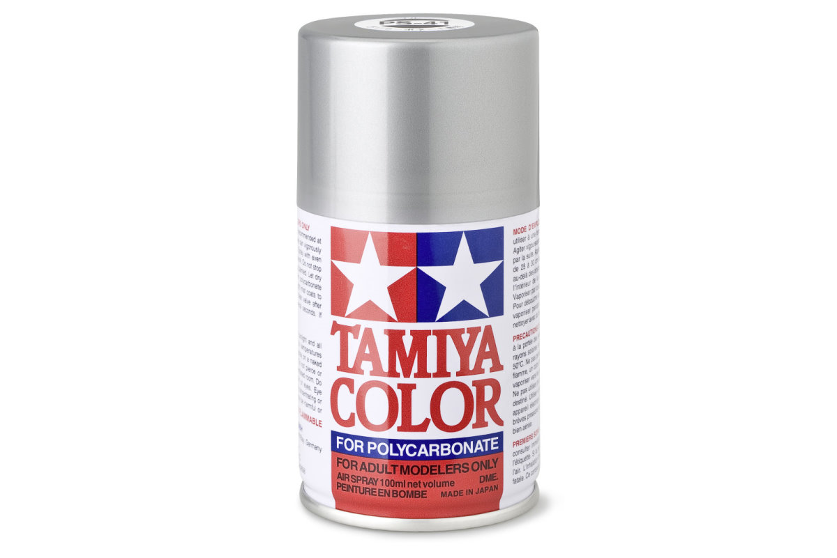 Tamiya Color Lexan Spray Farbe PS-41 Hell Silber PS41 Silver 100ml 300086041 - Abbildung 1