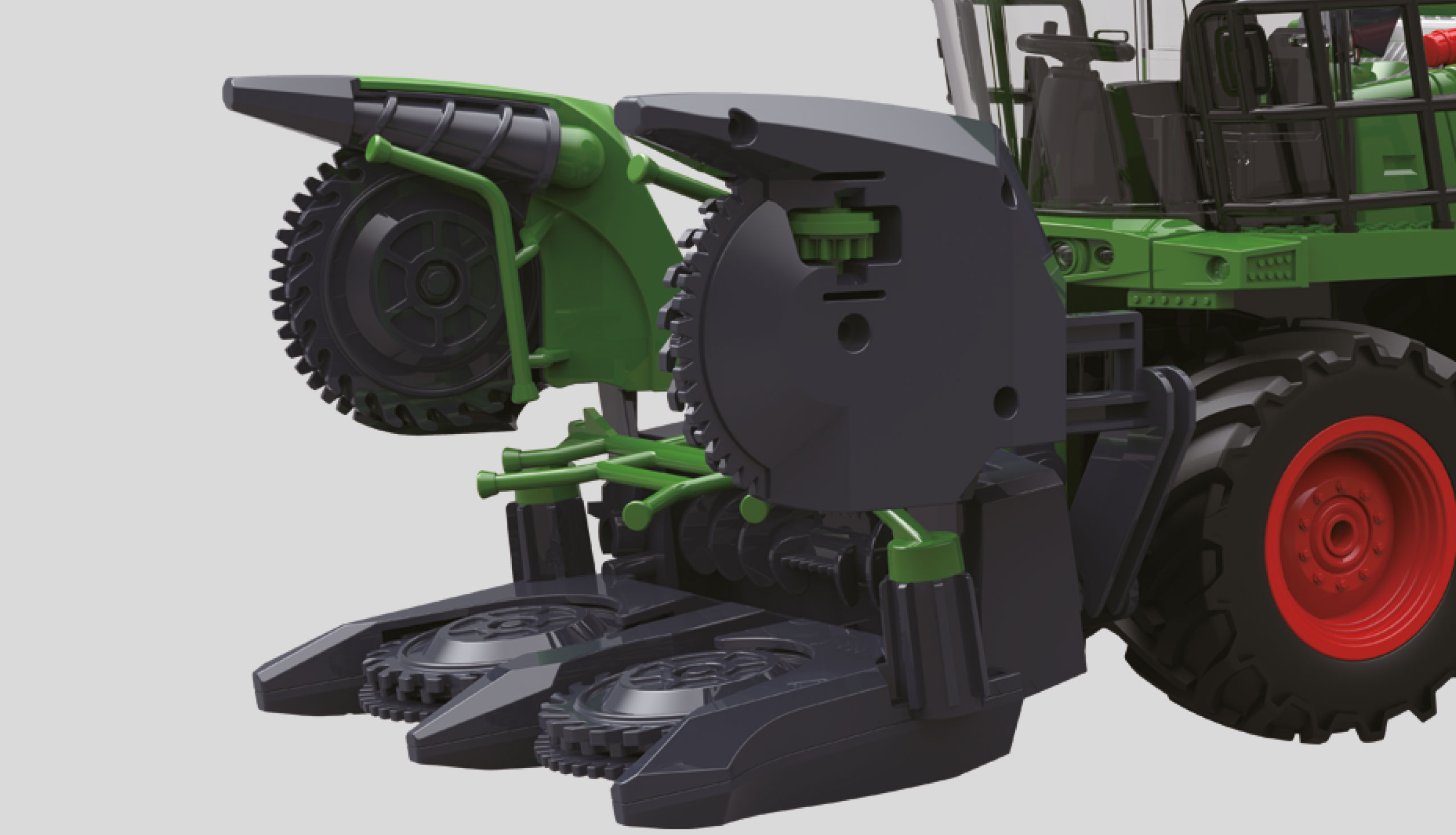 Amewi RC Feldhäcksler mit Maisgebiss, Licht & Sound, 1:24 RTR 22595