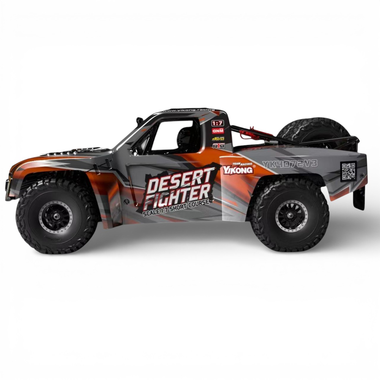 Yikong DF7 V3 Desertfighter 1/7 Short Course Rot Desert Truck YK4072B - Abbildung 2