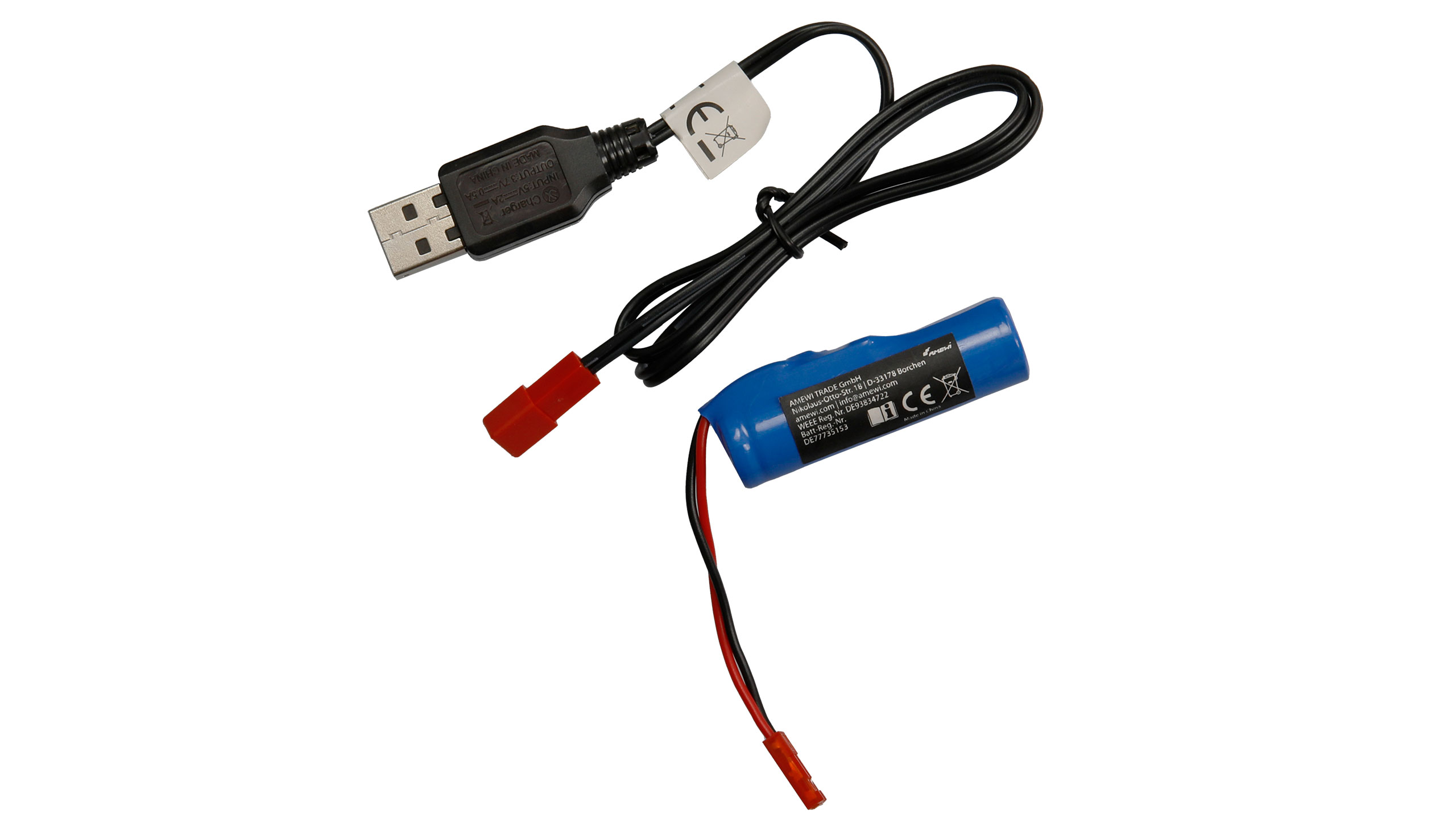 Amewi Feuerwehr Drehleiterfahrzeug 1:18 RTR 22675