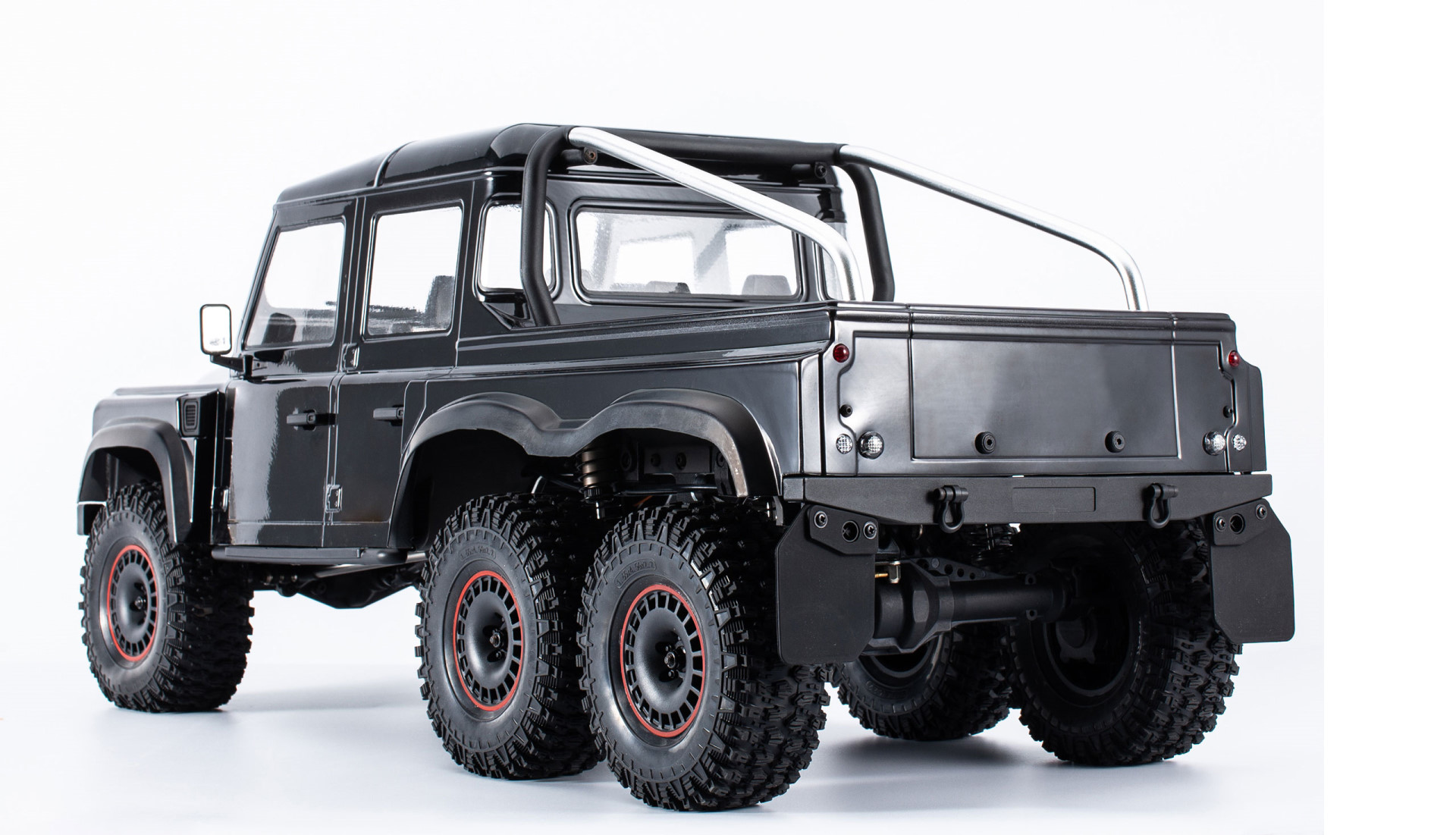 Amewi AMXRock RCX10.3P Scale Crawler 6x6 Pick-Up 1:10 ARTR schwarz (pro Version) 22559