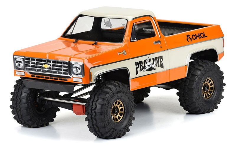 Pro-Line 1978 Chevy K10 Karo klar für SCX6 (benötigt AXI350001 Karo-Steher 3598-00