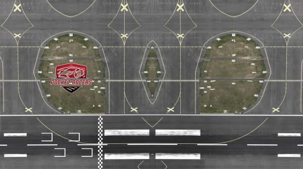 Pocketracers Airfield Racetrack 160x90 cm PRMAF