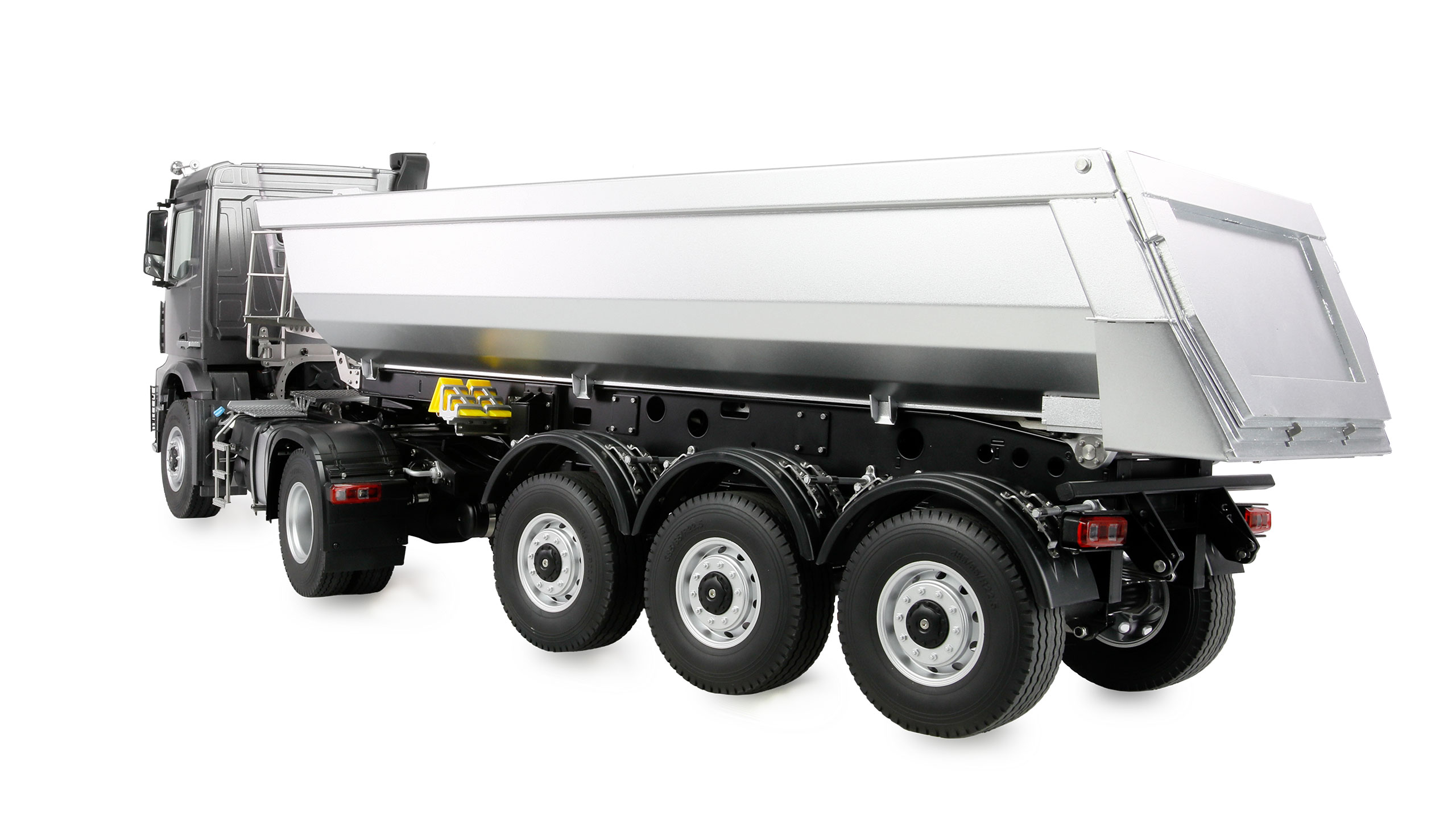 Amewi Mercedes-Benz Arocs Sattelzug mit Kippauflieger 4x4 1:14 RTR anthrazit 22696