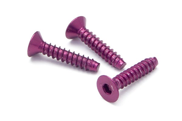 HPI Alu-Innensechsk.schneidschraube 3X15mm (Lila/5St) Z079