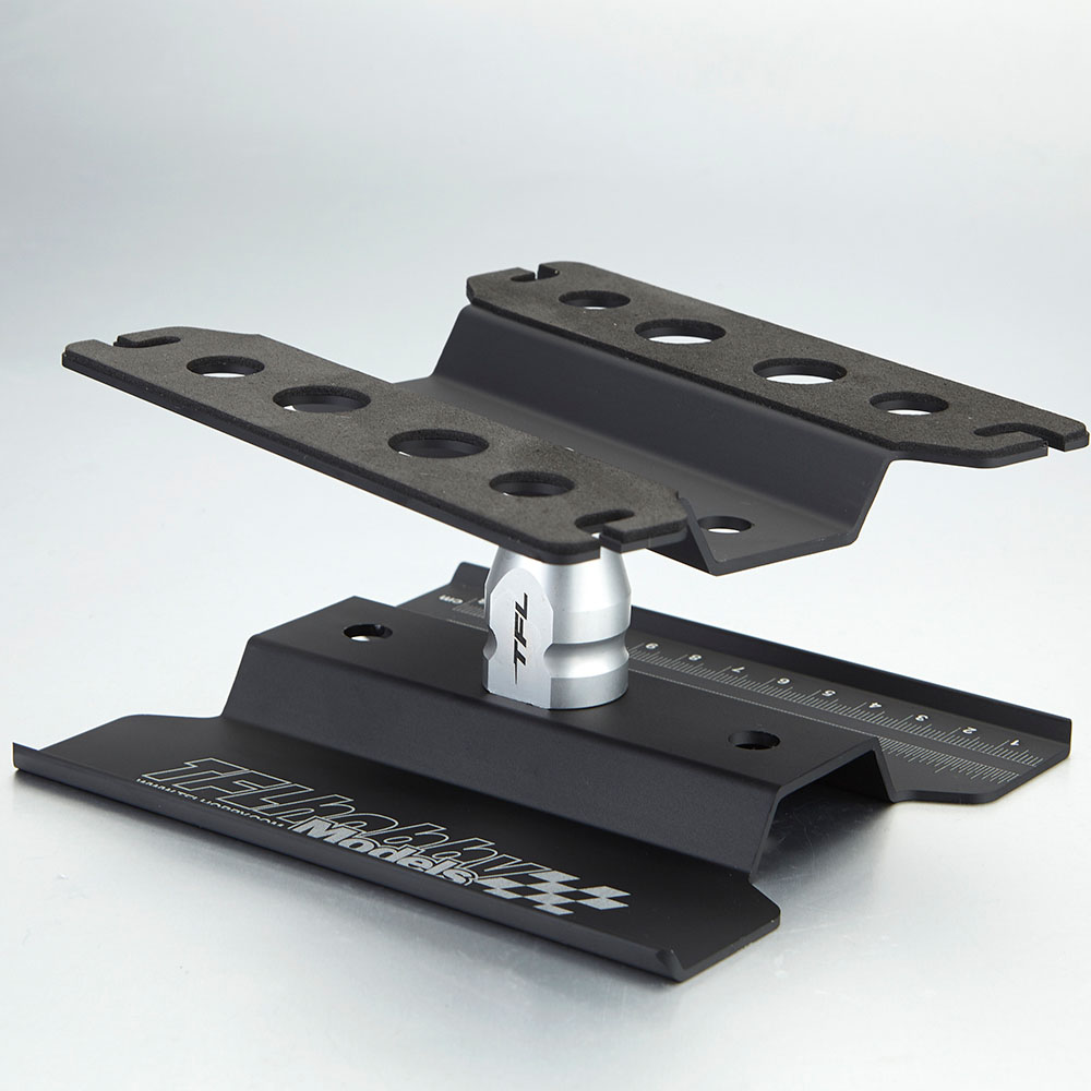 TC1505-BK Auto Montagestand 1/10 drehbar schwarz eloxiert