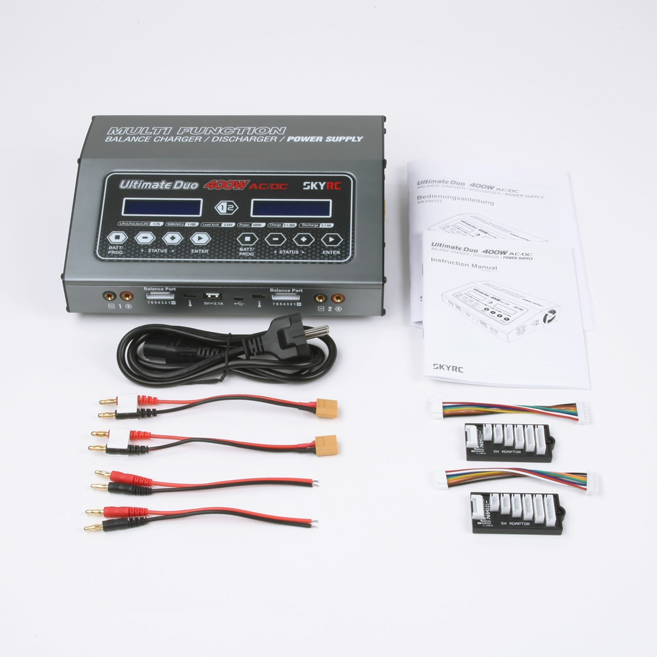 SkyRC D400 AC/DC Ladegerät LiPo 1-7S 20A 2x200W SK-100123