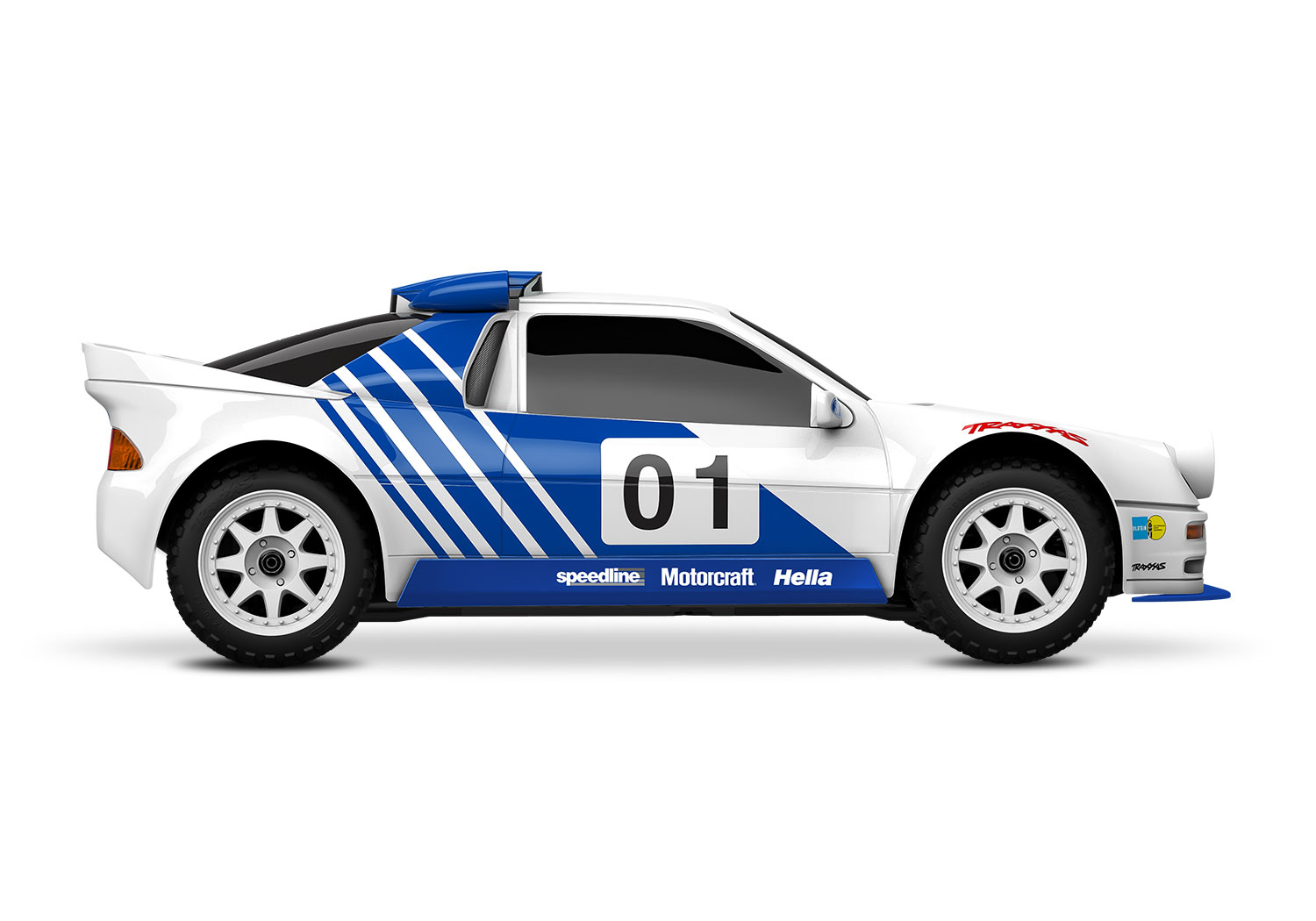 Traxxas Mini Rally Ford RS200 4x4 VXL Brushless RTR, mit 2S Lipo/Lader 108046-1 - Abbildung 5