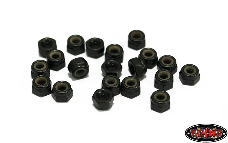 RC4WD Nylock Nuts M3 (Black) Z-S0629