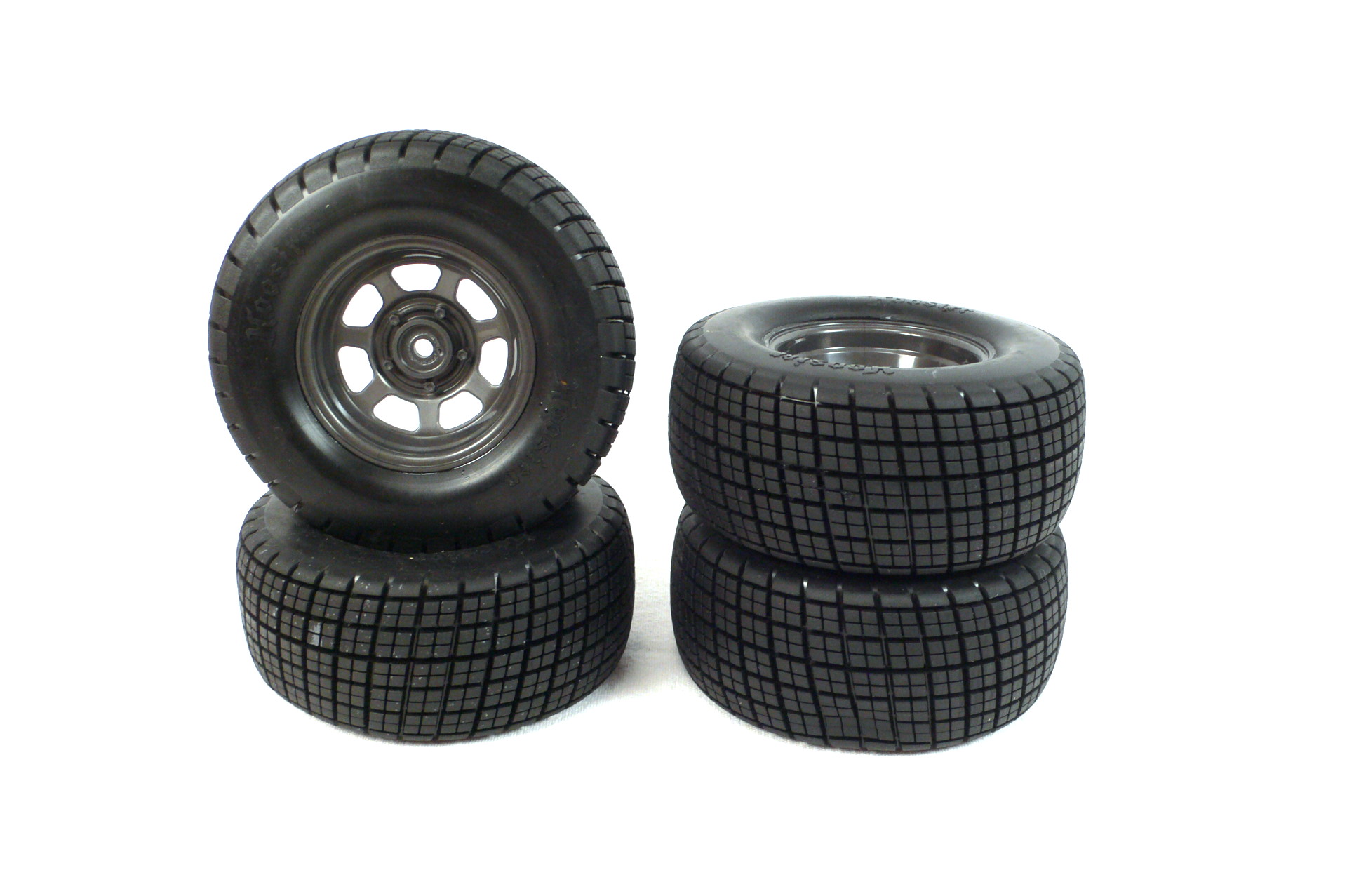 Traxxas Slash Mudboss 2WD Race Truck 1:10 Räder Satz Reifen & Felgen