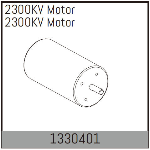 Absima 2300KV Brushless Motor 4S 1330401