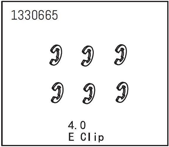 Absima E-Clips 3.0 (6 St.) 1330665