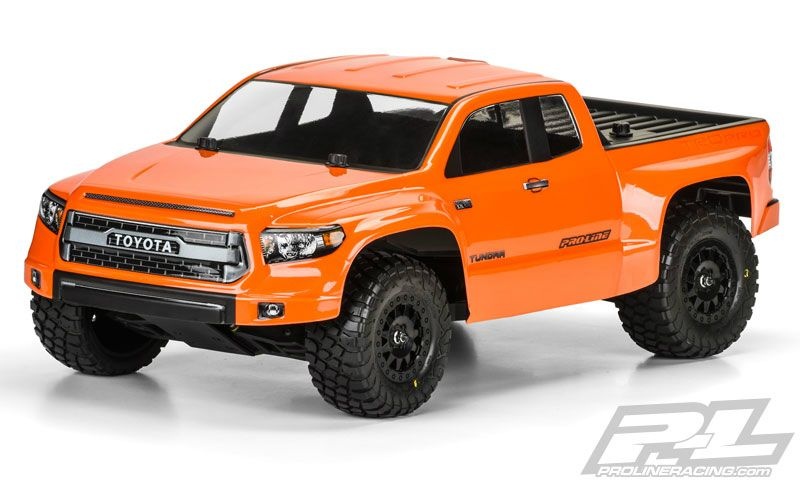 Pro-Line Toyota Tundra TRD Karo klar True Scale für Pro-2 SC, TRX Slash, ... (benötigt lange Karo-Steher) 3476-00