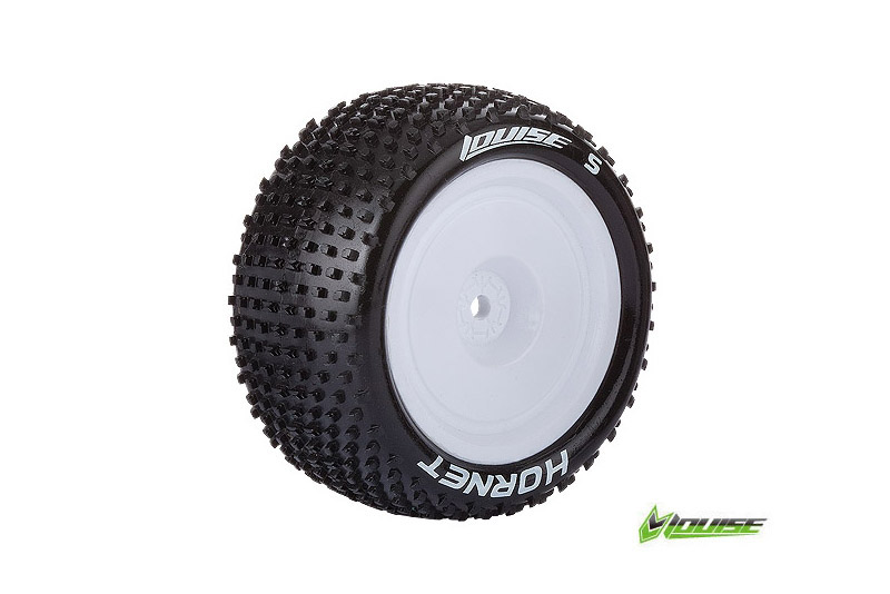 Louise E-Hornet Super-Soft Felge weiß (2) 1:10 4WD hinten 12mm Sechskant L-T3172VWKR