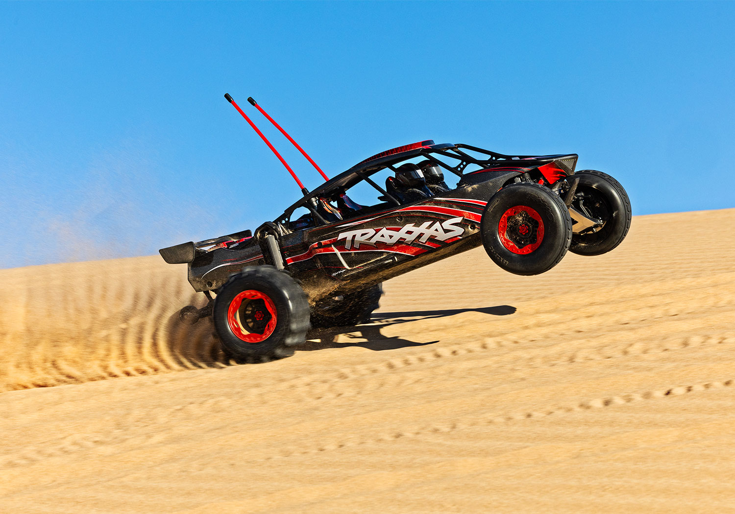 Traxxas FUNCO RWD 8S VXL 1/6 Sand Car Rot RTR Brushless o. Akku & Lader 109076-4 - Abbildung 13