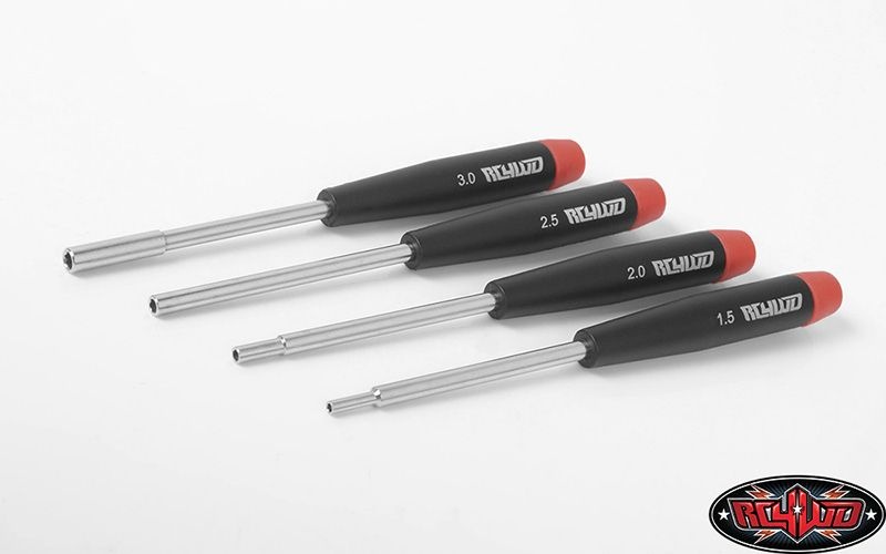 RC4WD 4pc Precision Metric Hex/Nut Driver Set Z-F0030