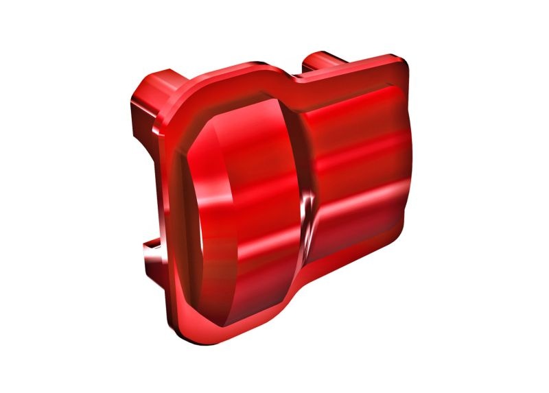 Traxxas Achs-Gehäusedeckel 6061-T6 Alu rot eloxiert (2) +KT 9787-RED