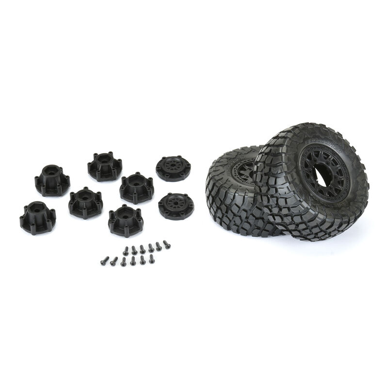 BFGoodrich Baja T/A KR2 SC 2.2"/3.0" M2 (Medium) All Terrain Tires Mounted on Raid Black, PR10123-10 - Abbildung 2