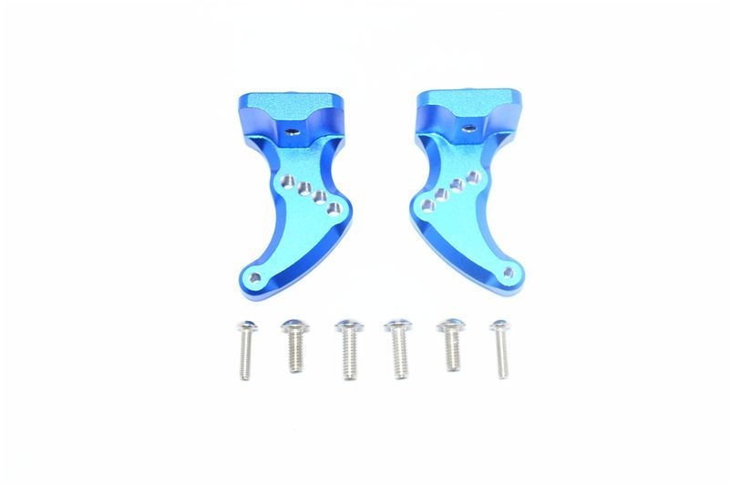 GPM Alu Flügelbefestigung hinten blau Traxxas 1/10 E-Revo