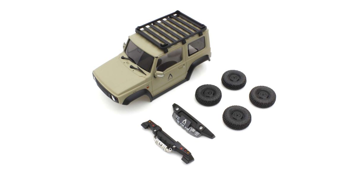 Kyosho Karosserie APIO Jimny TS4 Khaki Mini-Z 4X4 MX01 MXBT05K