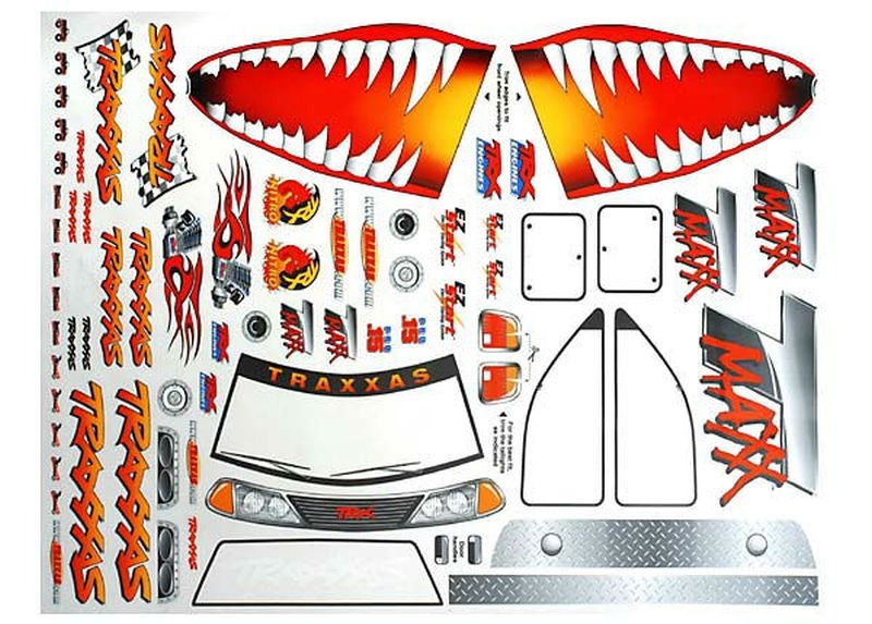 Traxxas Aufkleberbogen T-Maxx JAWS 4913X - Abbildung 1