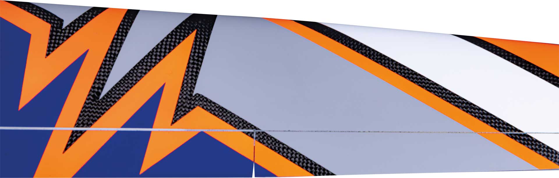 Robbe Amplitude ARF 1,8m Voll-Carbon Neon Orange/Blau, Sichtcarbon 2717