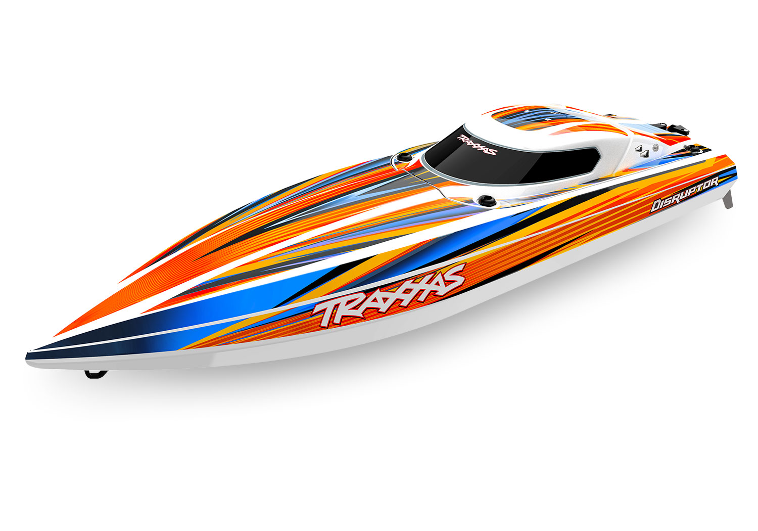 Traxxas DISRUPTOR Orange 26 Zoll Brushless Rennboot V-Rumpf 106064-4 - Abbildung 1