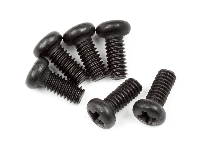 Maverick Rundkopf Schrauben M2.5 x 6mm 6St. MV28036 - Abbildung 1