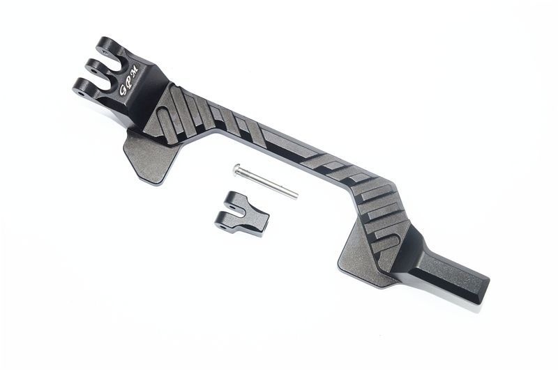 GPM Alu Batteriehalter schwarz Traxxas Rustler 4x4