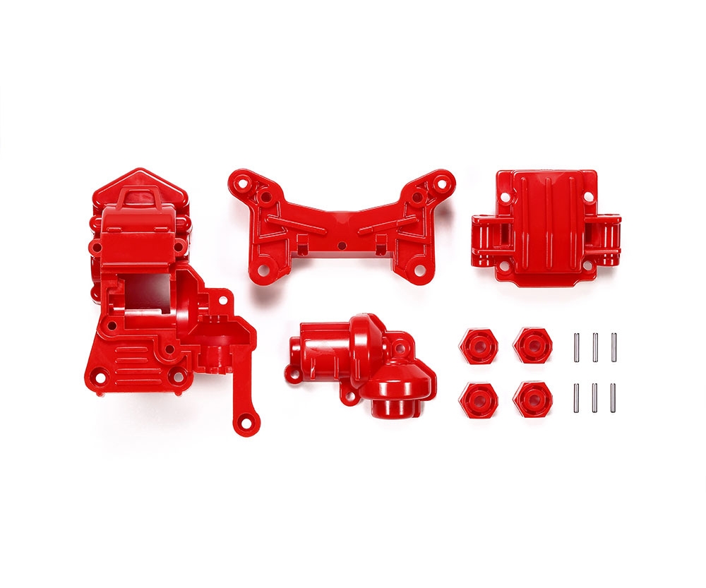 Tamiya 50541 TA-01/02 A-Teile Getriebegehäuse vorne rot 300050541
