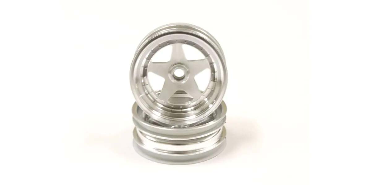 Kyosho Felgen Vorn Scorpion 2014 (2) Chrome Satin 2.2 inch SCH005SCB