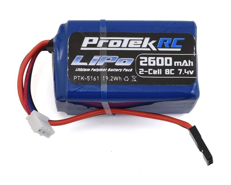 ProTek RC LiPo Hump/Short Empfänger Batterie Pack (Kyosho/Tekno) (7.4V/2600mAh)