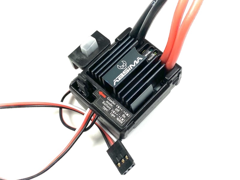 Absima 1:10 Brushed V2 "All in one" Common & Crawler Regler 80A brushed / wasserdicht 2100004V2