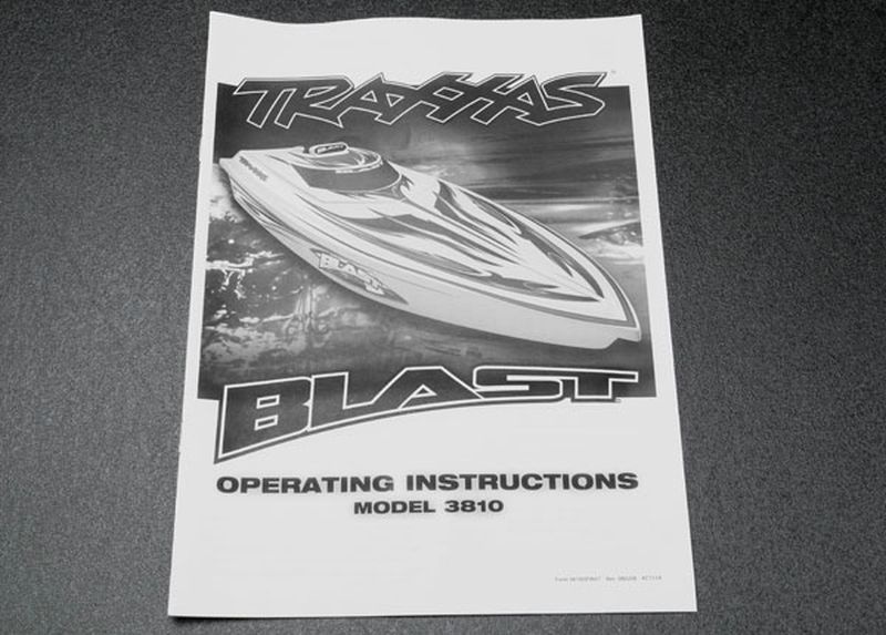 Traxxas OWNERS MANUAL, BLAST 3899X