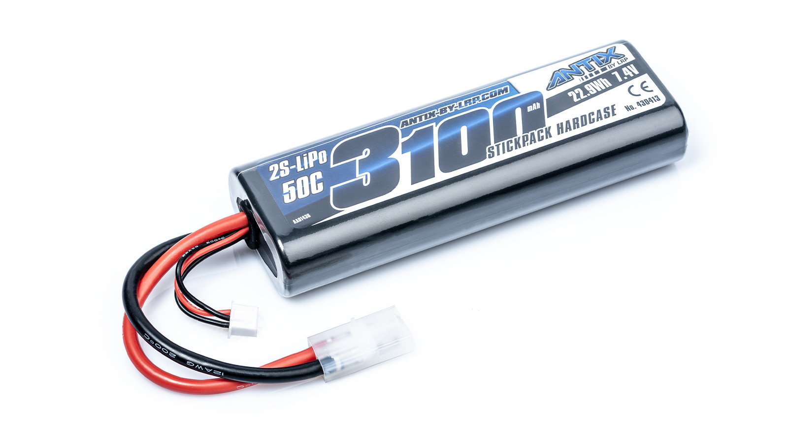 ANTIX by LRP 3100 7.4V 50C LiPo Car Stickpack Hardcase Tamiya Plug