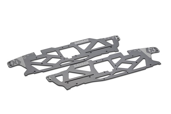 HPI TVP Chassis Set (Savage X Flux V2/Gunmetal) 160110