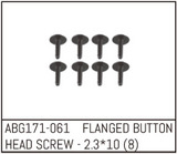 Absima Flanged Button Head Screw M2.3*10 (8PCS) ABG171-061