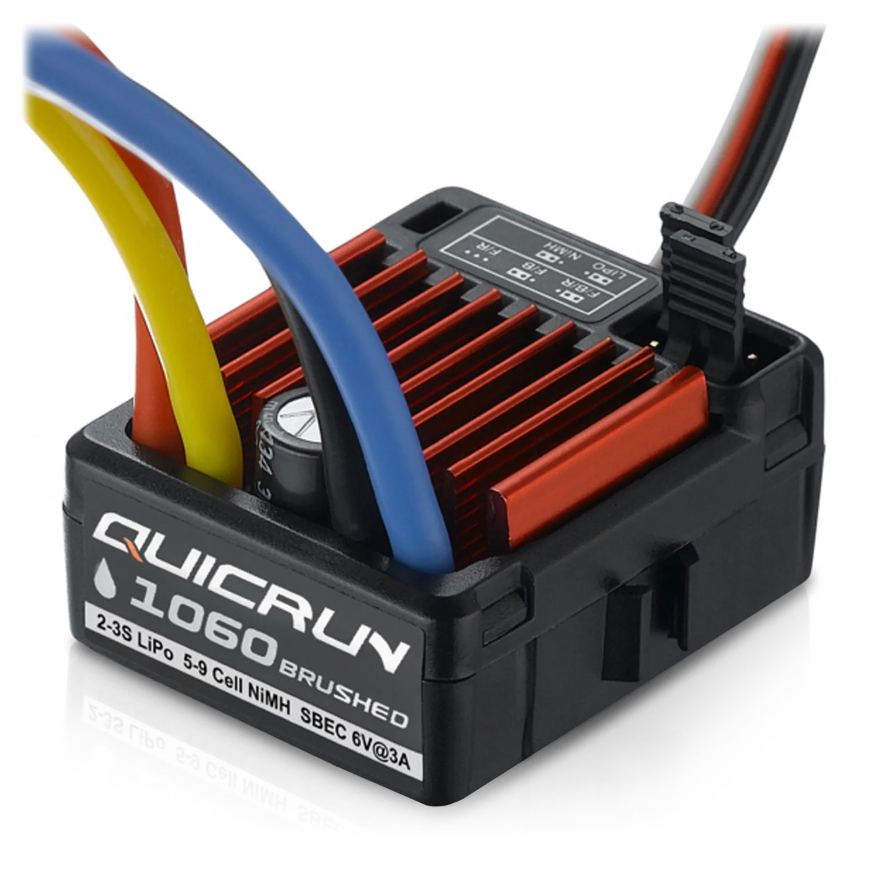 Hobbywing QuicRun 1060 Brushed Regler T-Stecker 60A für 1:10 30120203